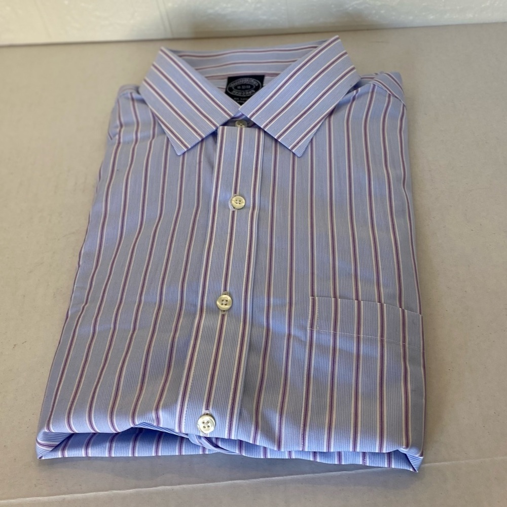 Brooks Brothers Stripes Ls Non-iron 16 32/33 FINAL DISCOUNT